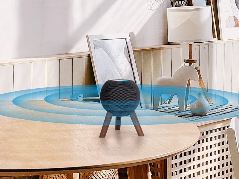 GGMM Real Wood Stand for HomePod Mini | Stylish Tripod with Metal Frame image 15