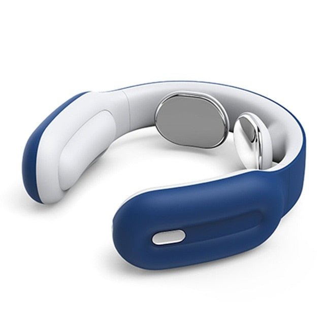 Smart Shoulder Neck Cervical Wireless Massager - Imported, Blue image