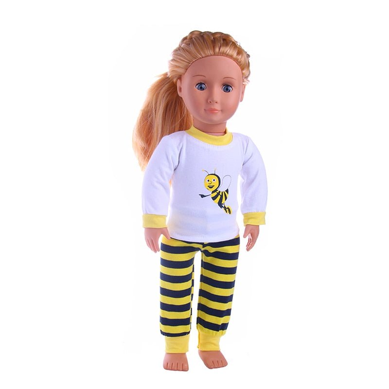 13 Styles Pajamas, Nightgown and Sleepwear Fit | 18 Inch American & 43CM Baby Doll Clothes Accessories image 6
