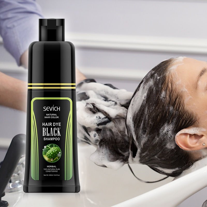 Sevich 250ml Natural Plant Essence Hair dye Shampoo image 5