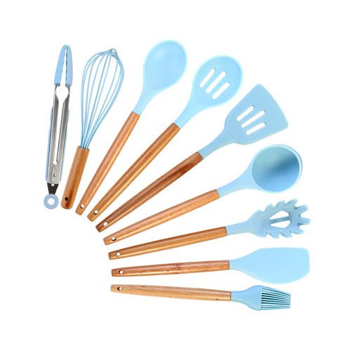 Heat Resistant Non-Stick Silicone Kitchenware Cooking Utensils Set With Storage Box Tools image 38