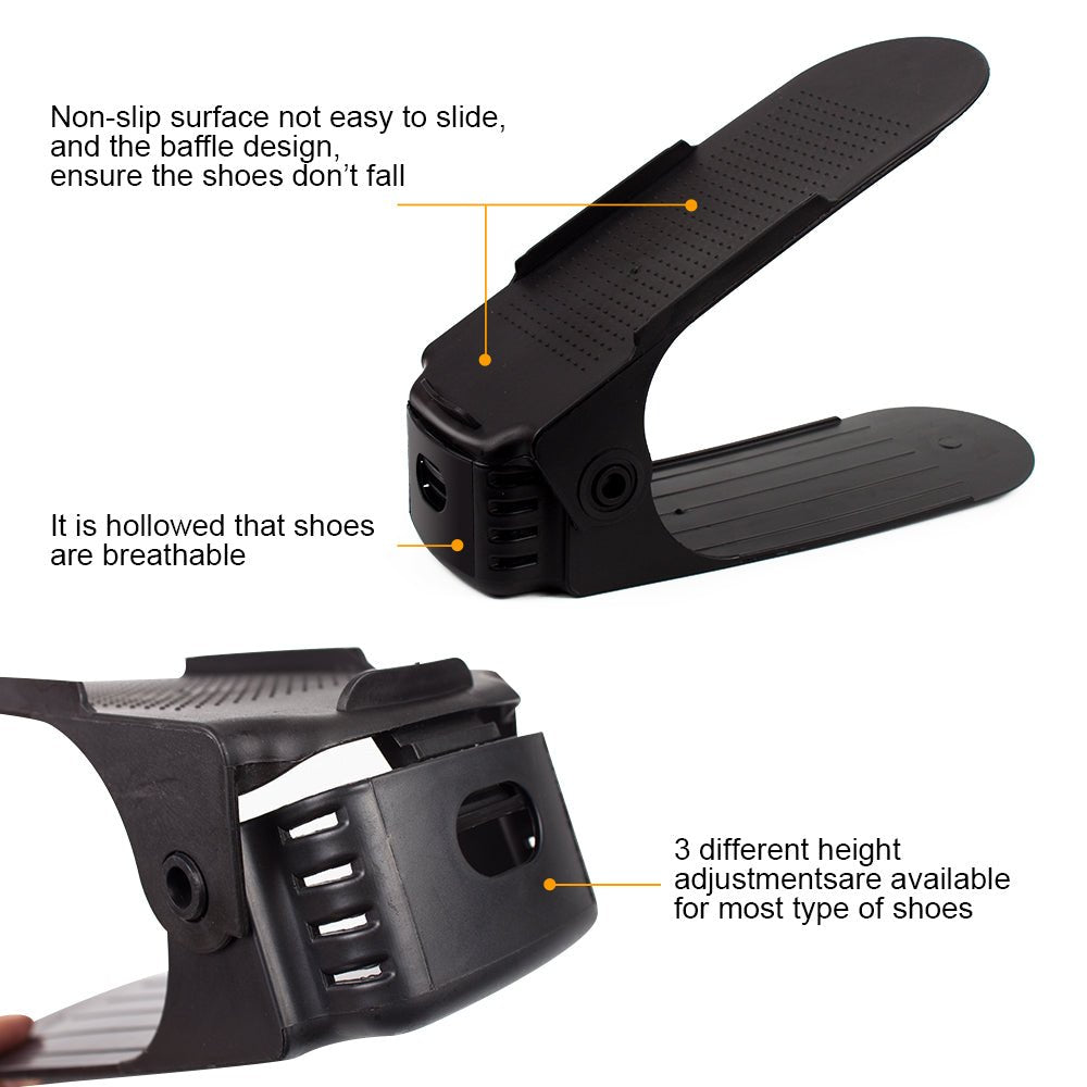10pcs Durable Adjustable Shoe Organizer image 10