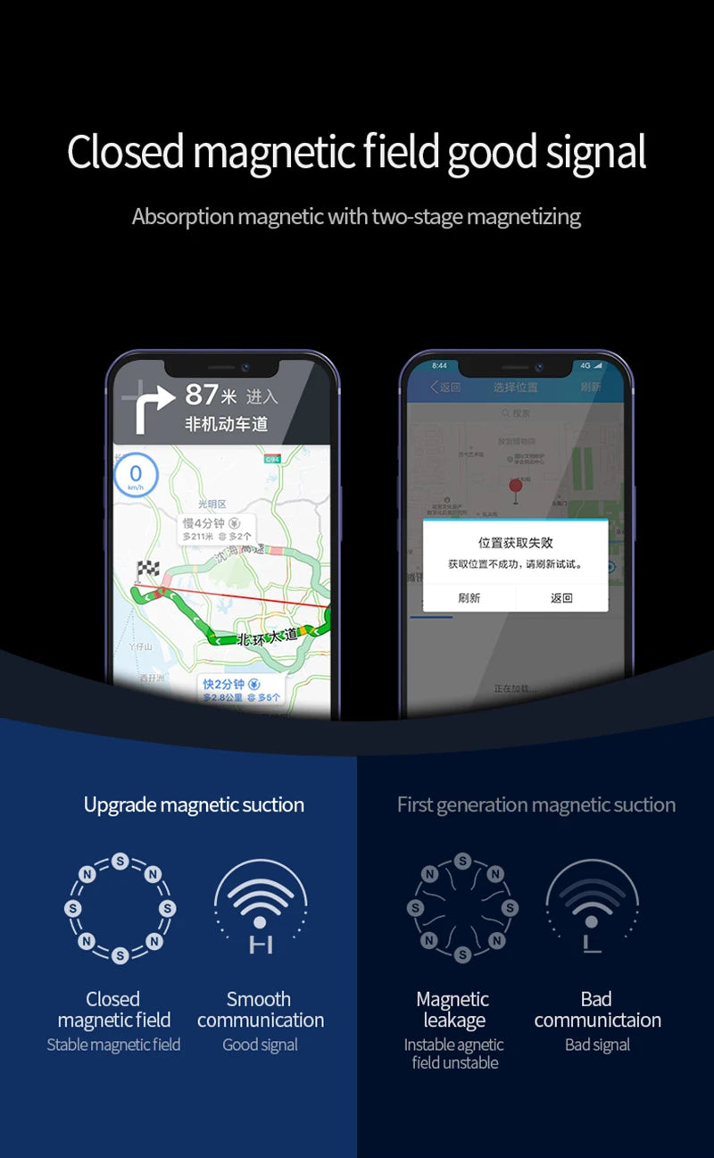 Magnetic Car Phone Holder with 15W Qi Wireless Charging for MagSafe iPhone 12-15 Pro Max image 15