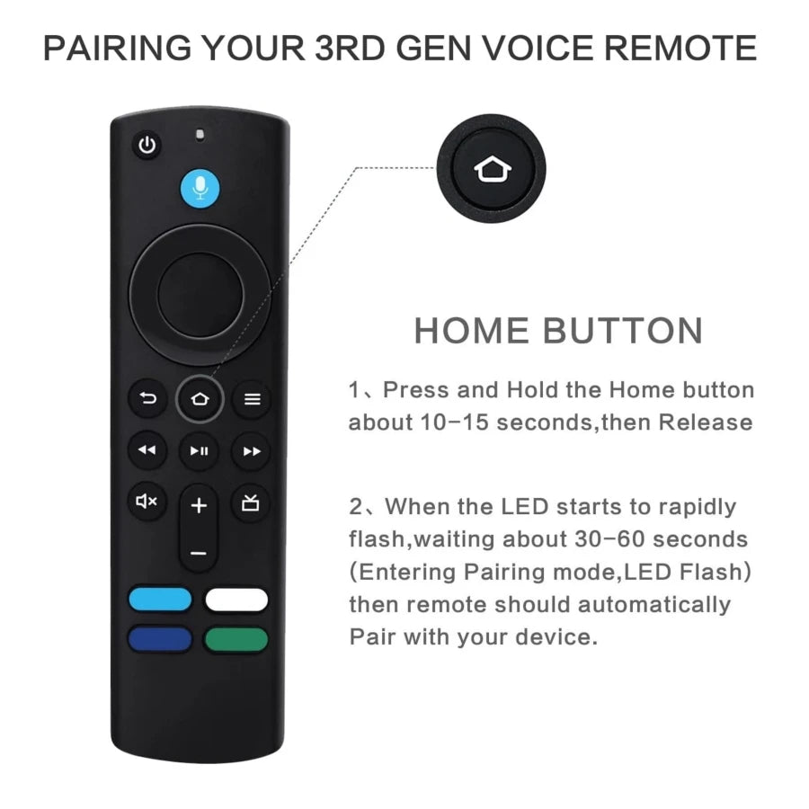 Voice Remote L5B83G (3rd Gen) ‚Äì Upgrade for Fire TV Stick & Cube Streaming Media Devices image 3