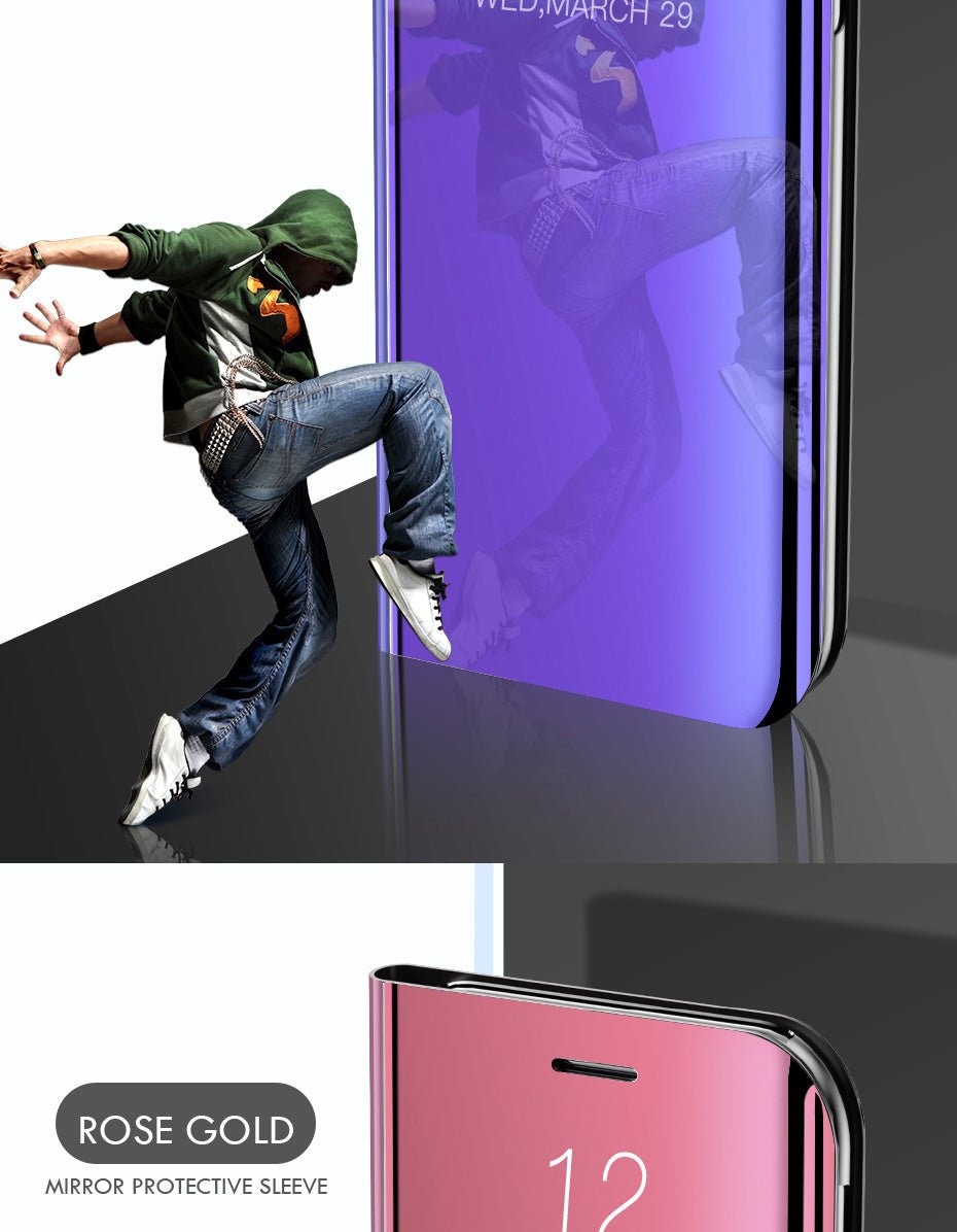 Smart Mirror Flip Case For Samsung Galaxy A51 A71 A50 A30 A10 A20 A40 A70 A10s A30s A20e Note 10 8 9 S10 S6 S7 S8 S9 Plus Cover image 29