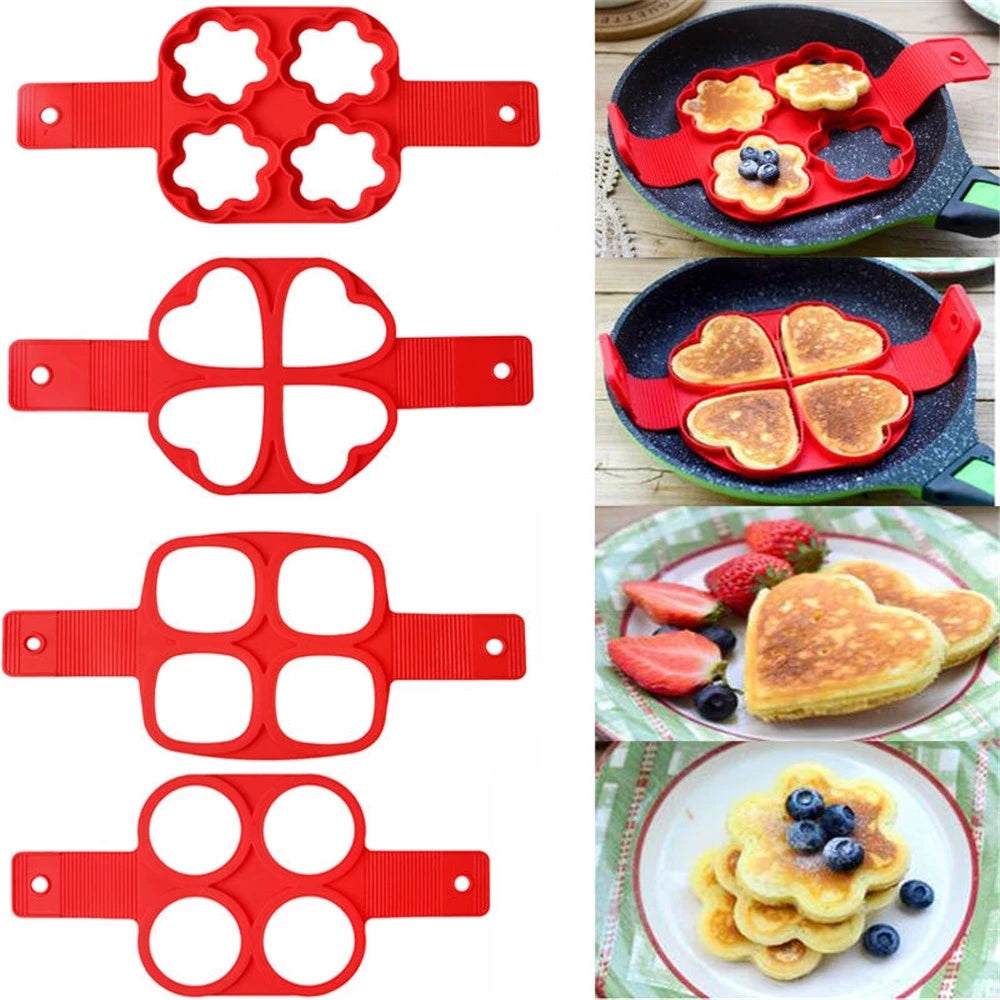 Silicone Non-Stick Egg & Pancake Shaper ‚Äì Fantastic Flip Cooker Mold for Perfect Omelets & Pancakes image 1