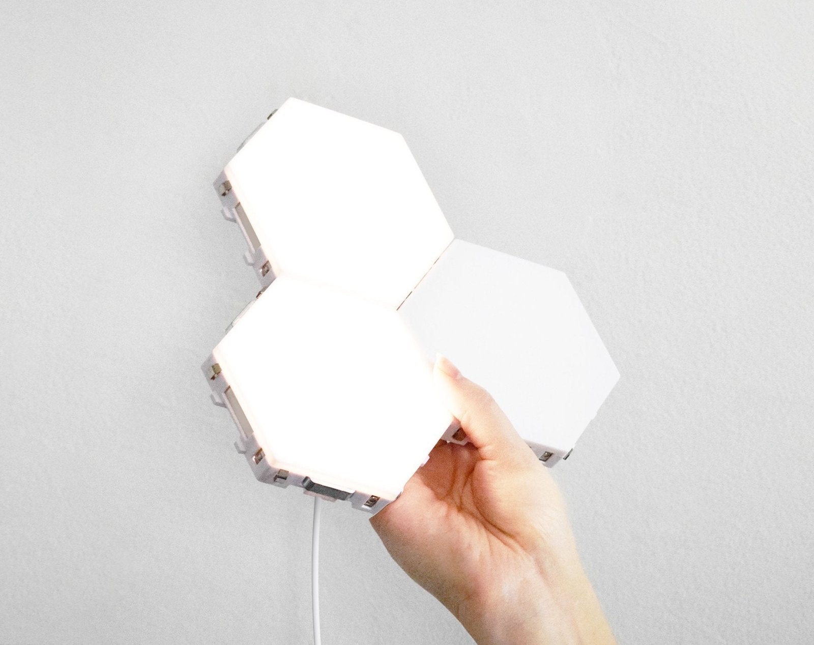 Quantum LED Hexagonal Lamps | Touch Sensitive Modular Wall Decoration Lighting System image 14