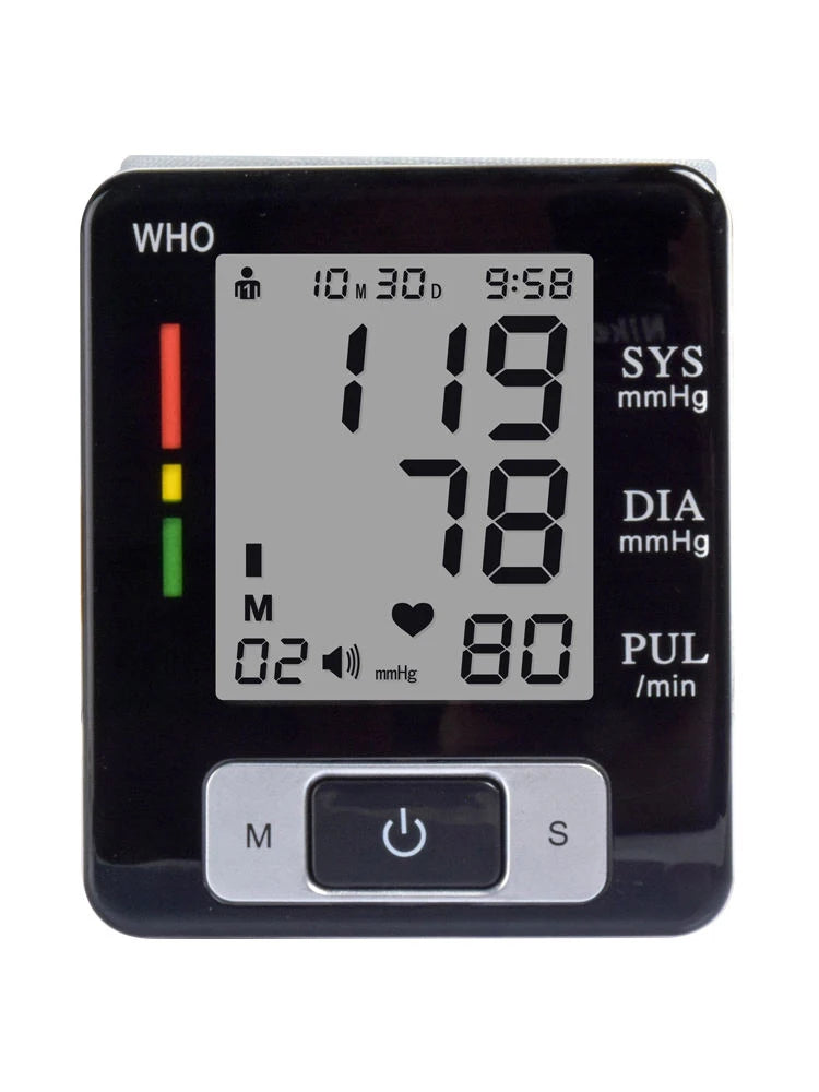 Digital Wrist Blood Pressure Monitor ‚Äì Automatic Sphygmomanometer for Home Health Tracking image 0