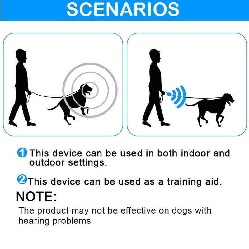 Handheld Ultrasonic Dog Repeller with LED Light Pet Stop Bark Repellent Control Trainer Chaser Dog Training Anti Barking Device image 15