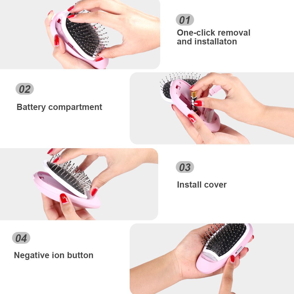 Portable Electric Ionic Hairbrush image 10