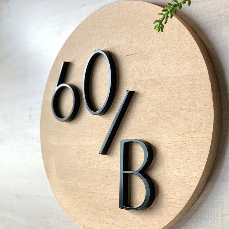 125mm Big Modern Floating House Number and Letters image 14