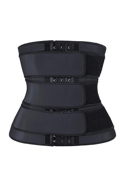 Neoprene Sauna Waist Trainer Corset Sweat Belts Body Shaper Slimming Corset Weight Loss Compression Trimmer Belt for Women image 4