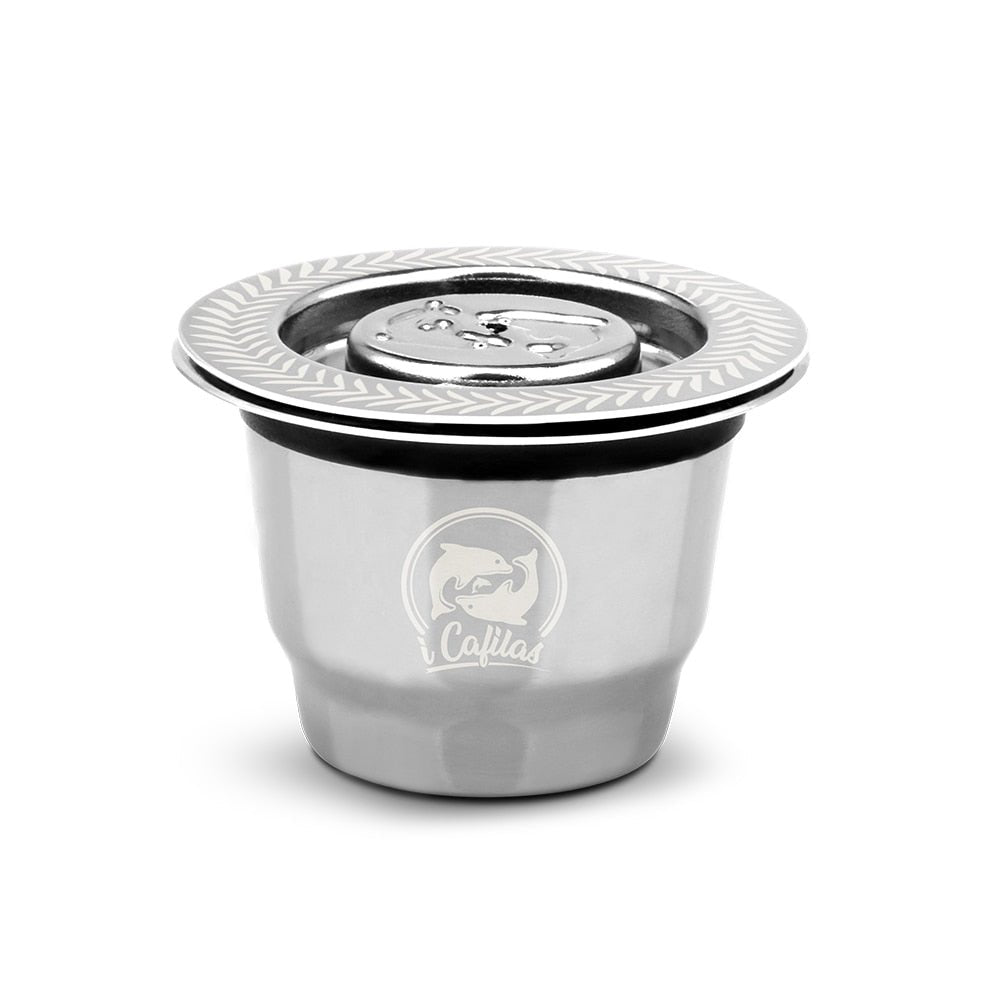 Nespresso Stainless Steel Refillable Coffee Capsule | Coffee Tamper Reusable Coffee Pod image 12