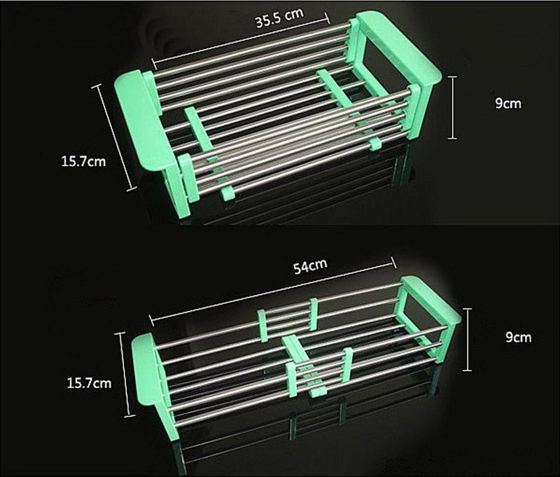 Adjustable Over the Sink Dish Drying Rack image 4