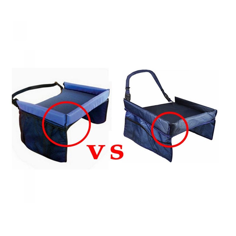 2PCS Waterproof Baby Car Seat Tray Stroller for Kid Toys, Games and Food image 2