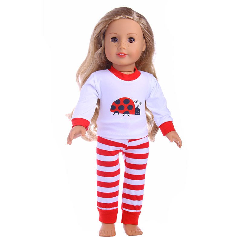 13 Styles Pajamas, Nightgown and Sleepwear Fit | 18 Inch American & 43CM Baby Doll Clothes Accessories image 38