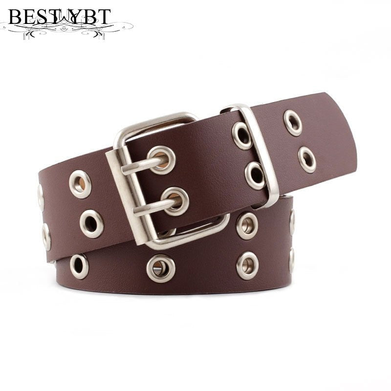 YBT Women Leather Pin Buckle Belt image 13