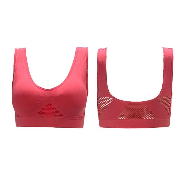 Jerrinut Seamless Breathable Wireless Push Up Bra Underwear With Pads image