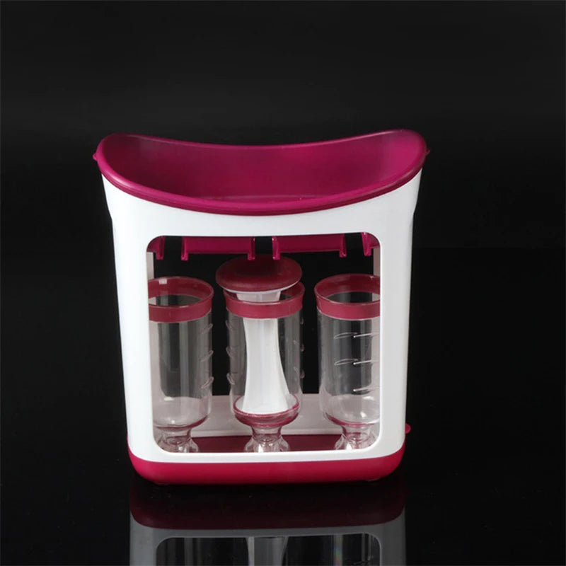 Squeeze Station Baby Food Maker ‚Äì Easy Homemade Food Dispenser with Storage Pouches image 1