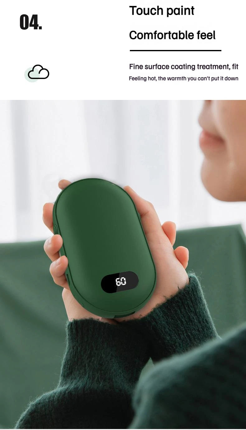 Compact Hand Warmer & Power Bank ‚Äì 2-in-1 USB Rechargeable Winter Essential image 17