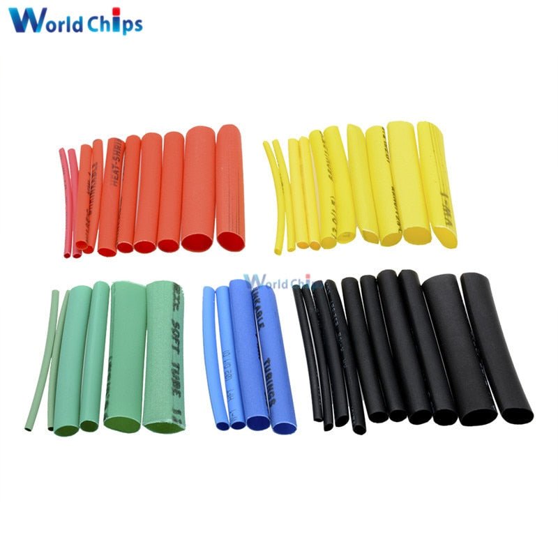 Polyolefin Heat Shrink Tubing Cable Sleeves Wrap | Heat Shrink Tubing Wire Wrap Cable Sleeve Assortment Electric Insulation Tube image 5
