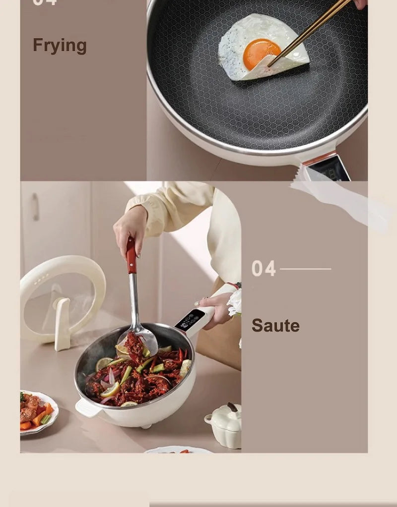 Smart Electric Multi-function Electric Pot Steamer Non-stick Fry Pan image 22