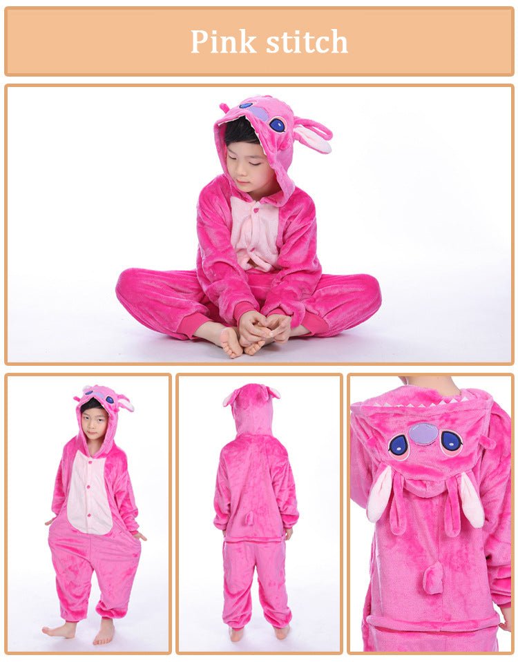 Winter Unicorn Onesies Pajamas | Kids Flannel Warm Jumpsuit SleepWear image 12