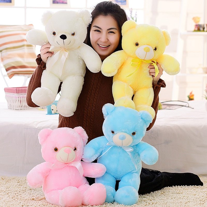 Luminous 30/50/80cm Creative Light Up LED Teddy Bear image 23