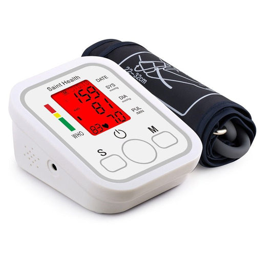 Saint Health Automatic Upper Arm Blood Pressure Monitor – Accurate Sphygmomanometer for Arterial Pressure Measurement image 0