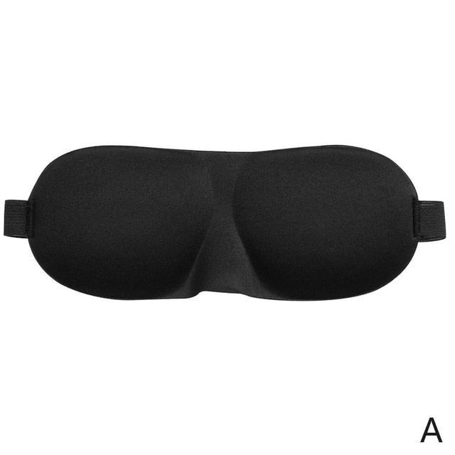 Soft Portable Sleeping Travel Eye Mask - as the picture image