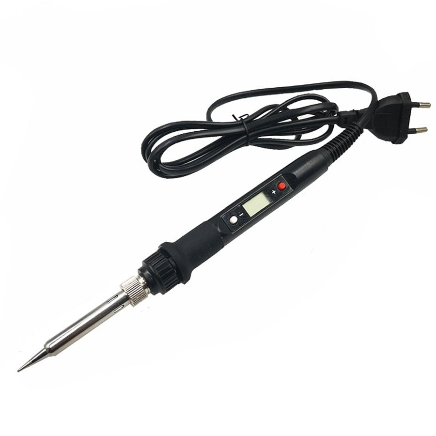 80W Digital Electric Soldering Iron 220V 110V Temperature Adjustable LCD display Solder welding iron tool kit image 21