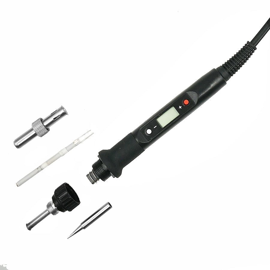 80W Digital Electric Soldering Iron 220V 110V Temperature Adjustable LCD display Solder welding iron tool kit image 2