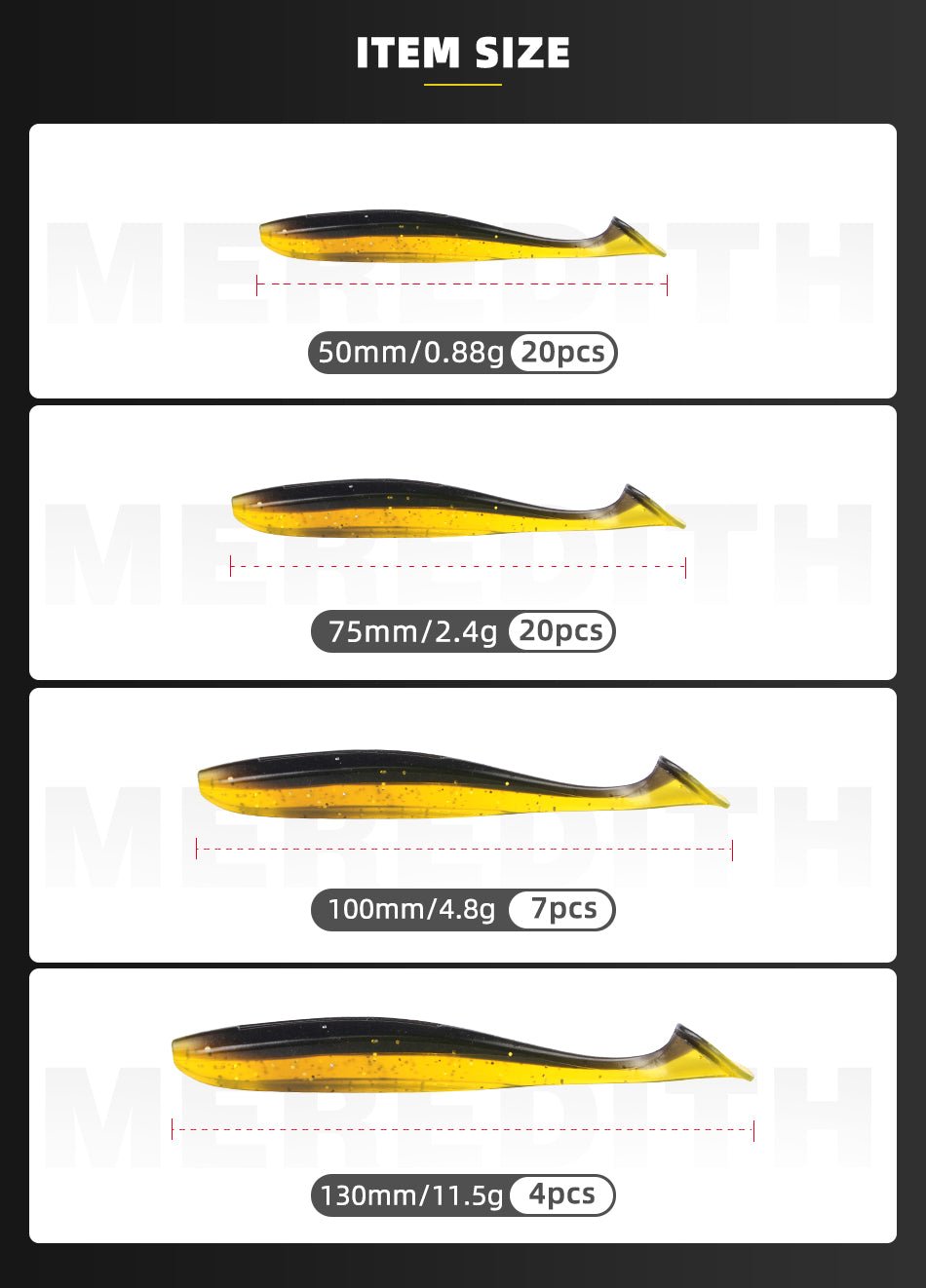 Meredith Easy Shiner Fishing Lures image 7