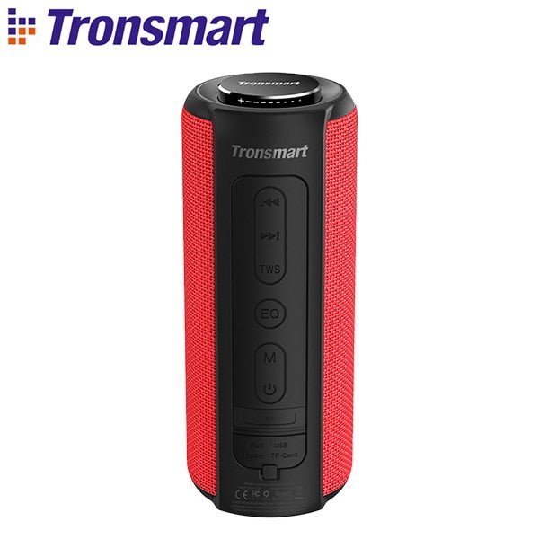 Tronsmart Portable 40W Waterproof Bluetooth Deep Bass Soundbar Speaker - Red Speaker image