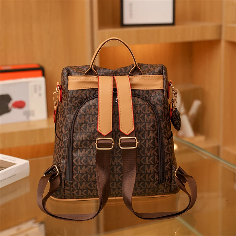 Fashion Backpack For Women PVC Waterproof Shoulder Bag Pack Female Casual Anti-theft Rucksack Shopping Travel Girl School Bags image 18