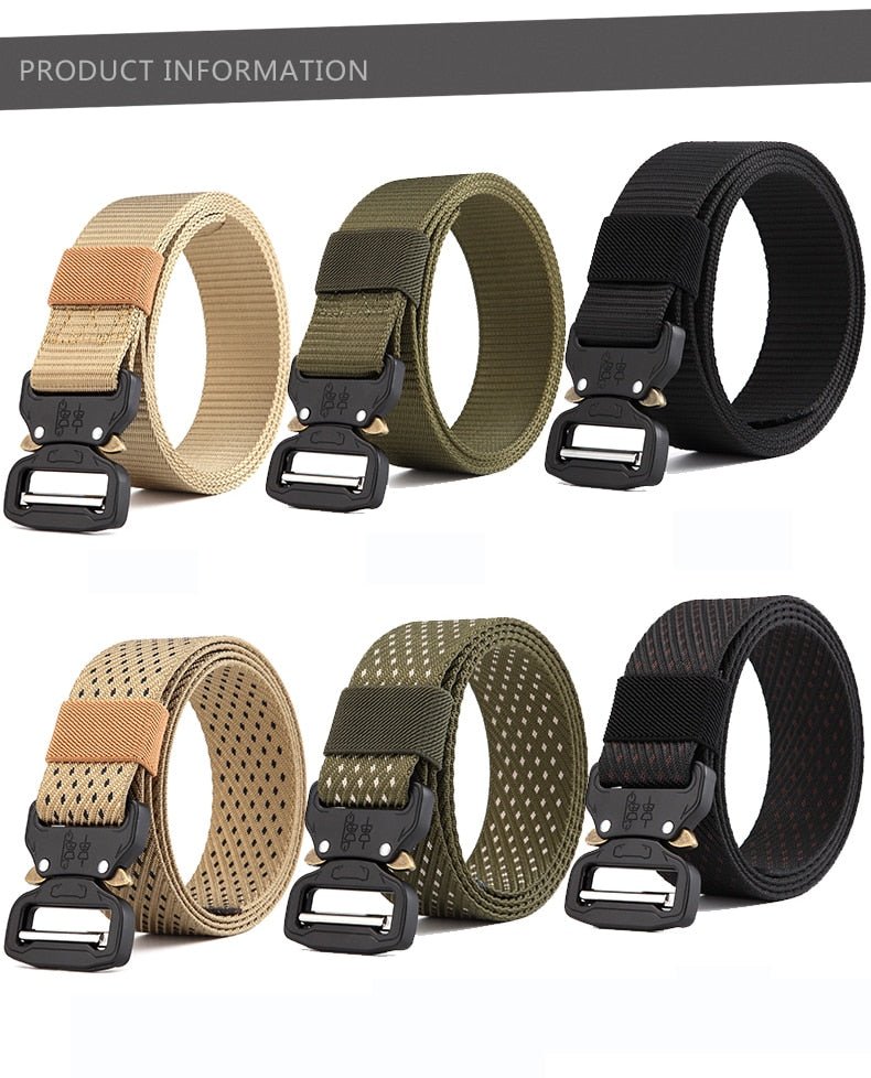 Tactical Belt | New Nylon Army Belt | Men Molle Military SWAT Combat Belts | Knock Off Emergency Survival Belt image 15