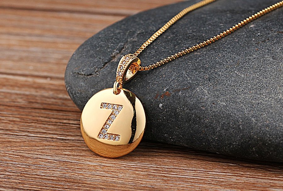 Top Quality Personalized Gold Letters Women and Girls Initial Letter Necklace image 8