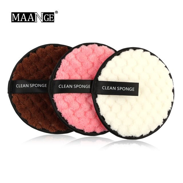 Facial Cleansing Microfiber Cloth Pads | Cotton Facial Makeup Remover Puff image 14