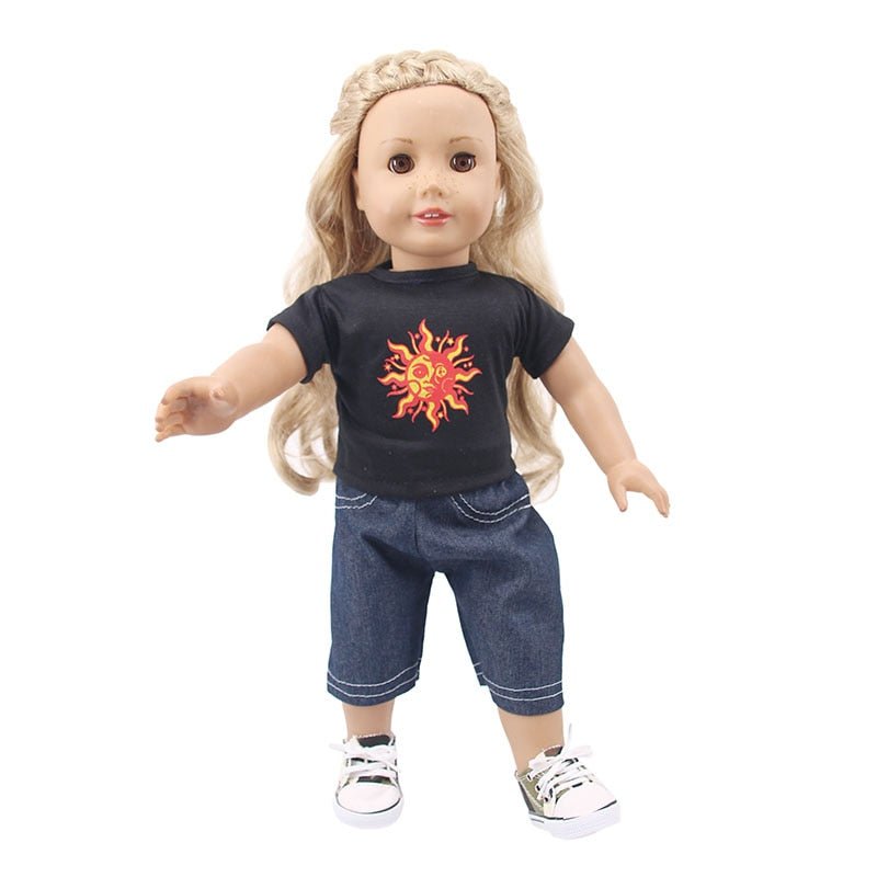 13 Styles Pajamas, Nightgown and Sleepwear Fit | 18 Inch American & 43CM Baby Doll Clothes Accessories image 86