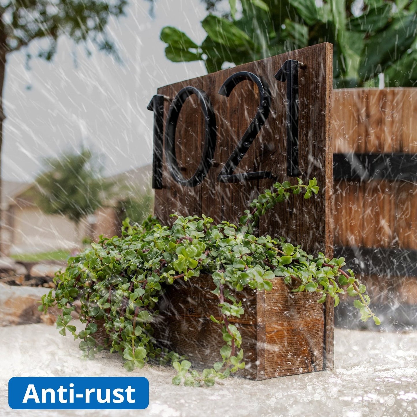 125mm Big Modern Floating House Number and Letters image 43