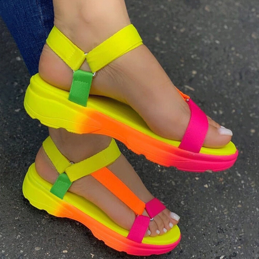 Sarairis Multi Colors Casual Shoes | Comfortable Female Sandals image 1
