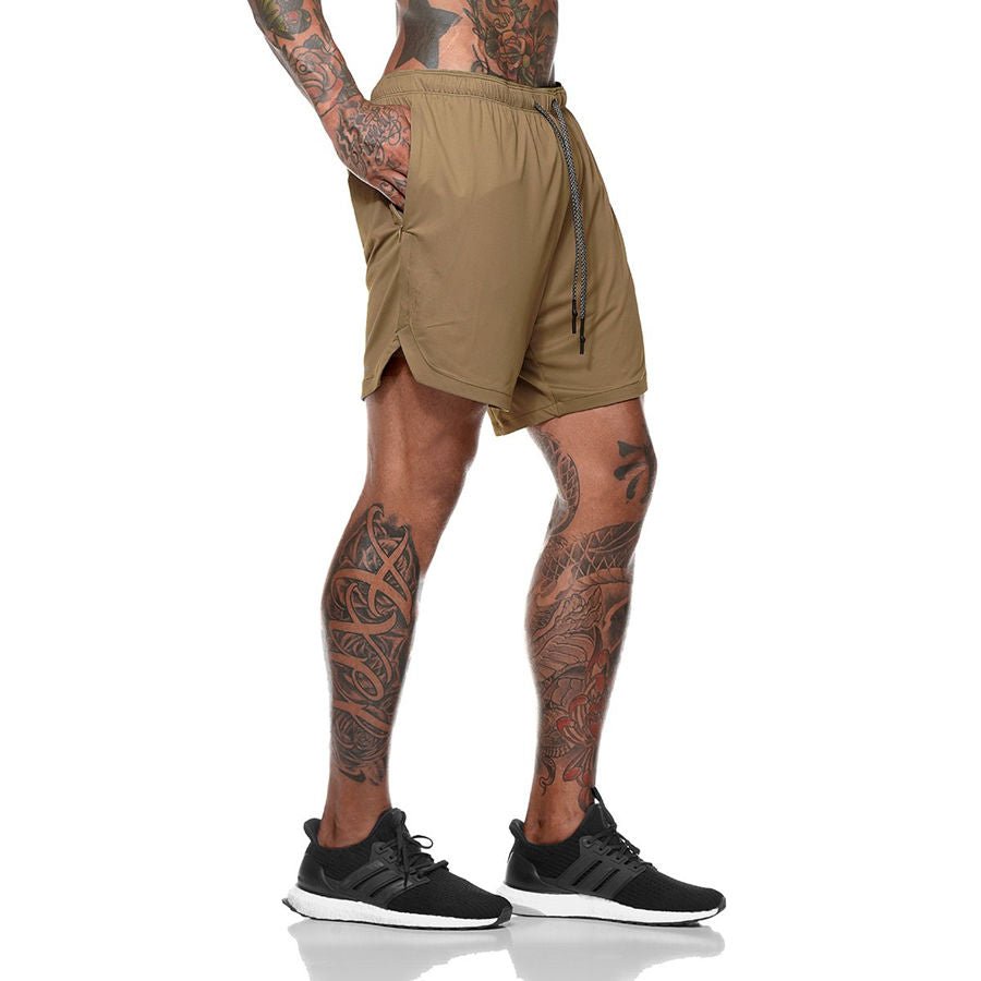 Mens 2 in 1 Running Jogging and Leisure Shorts image 5