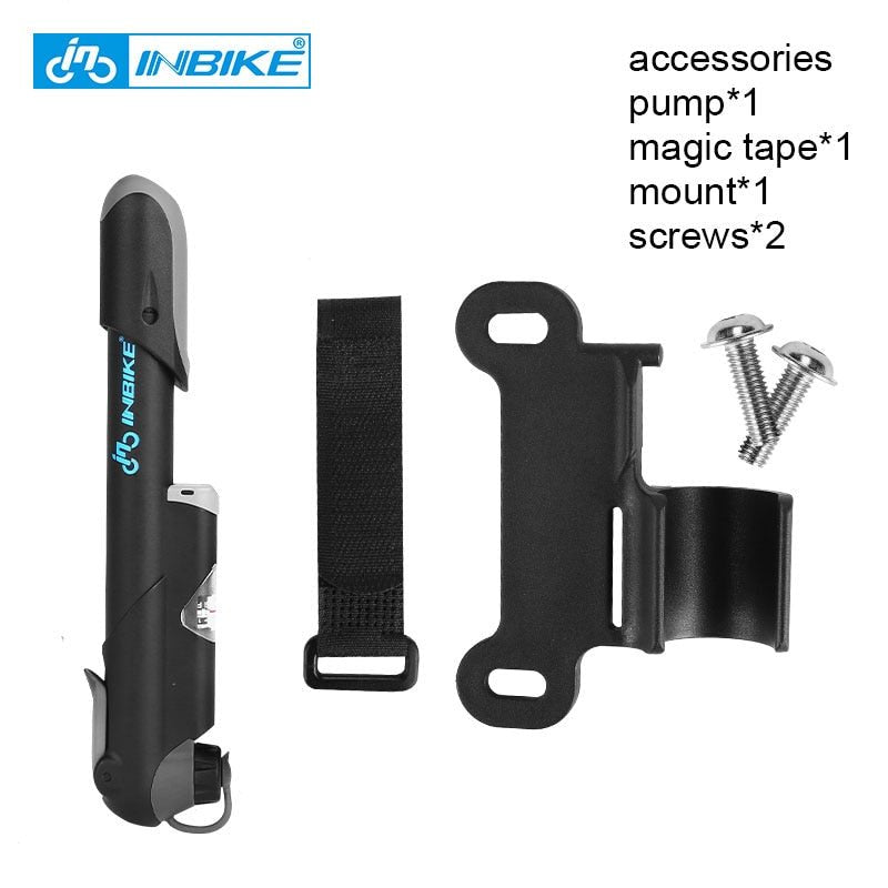 INBIKE Portable Mini Hand Pump Bicycle Cycling Air Pump image 13