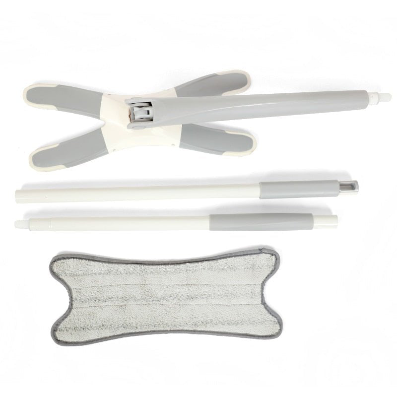 Congis 3pc X-type Microfiber Floor mop | Replaceable Pad Hand-free Wash Mop image 0
