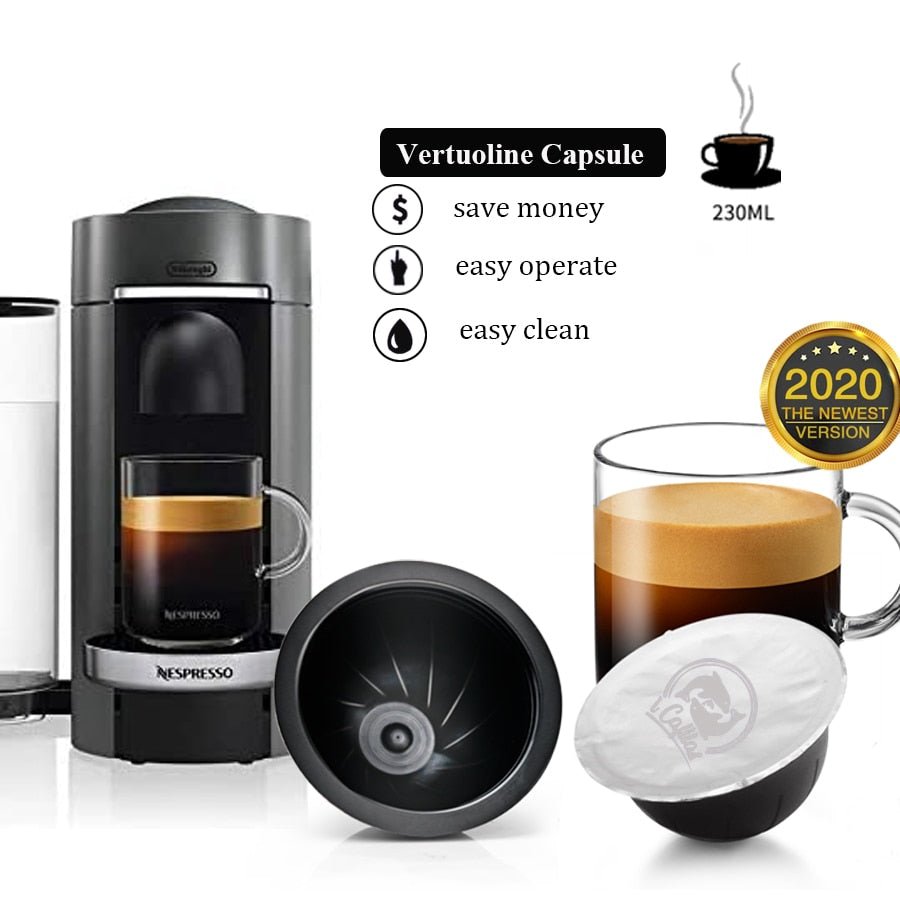 Nespresso Vertuoline & Vertuo Stainless Steel Refillable Coffee Filter Reusable Pods image 5