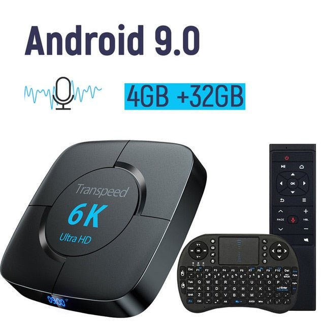 Android 4G 64G TV BOX 6K Youtube Google Assistant image