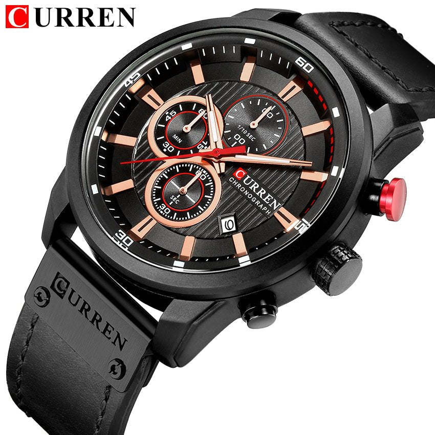 Top Brand Luxury Chronograph Quartz Watch image 32