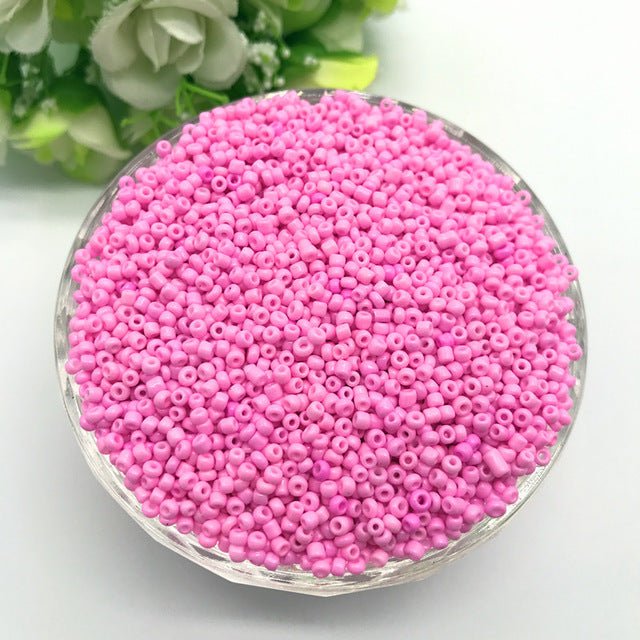 1000pc Czech Glass Seed Beads Accessories for Bracelet and Necklace Jewelry Making - 29 image