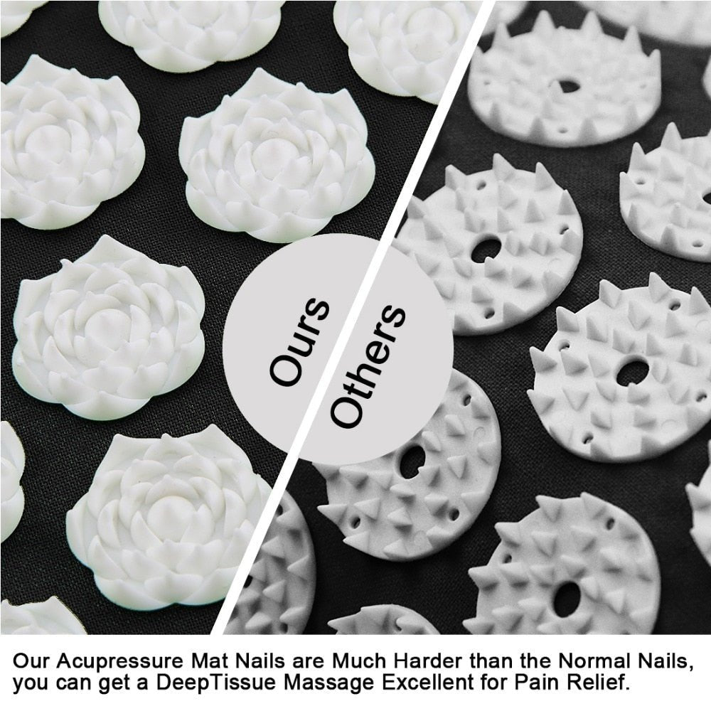 Acupressure Massage Yoga Mat Set with Free Carrying Bag image 5