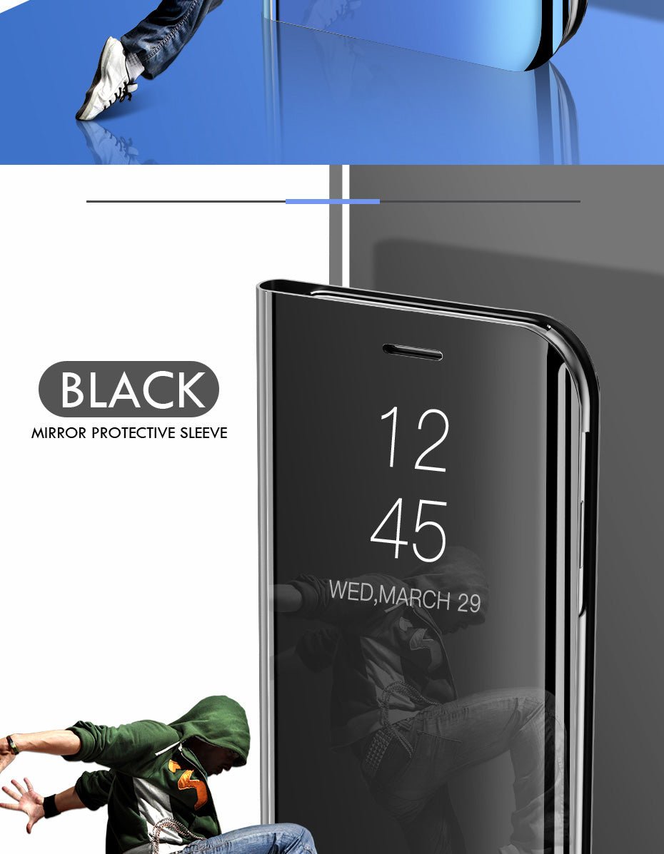Smart Mirror Flip Case For Samsung Galaxy A51 A71 A50 A30 A10 A20 A40 A70 A10s A30s A20e Note 10 8 9 S10 S6 S7 S8 S9 Plus Cover image 25